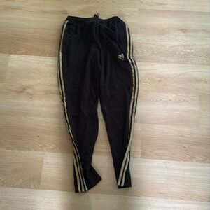 Black Gold Adidas Pants